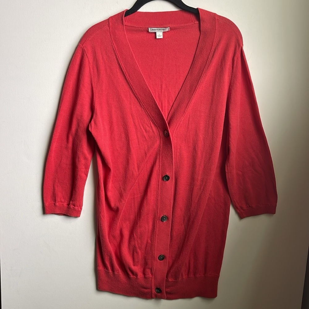 Banana Republic Women’s Cardigan | Red | Large